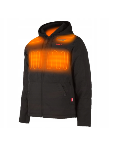 Podgrzewana kurtka pikowana - czarna XL M12...
