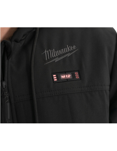 Podgrzewana kurtka pikowana - czarna XL M12...