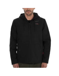 Podgrzewana kurtka pikowana - czarna L M12 HPJBL2-0