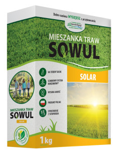 Mieszanka traw SOLAR na tereny suche, 1 kg, Sowul & Sowul