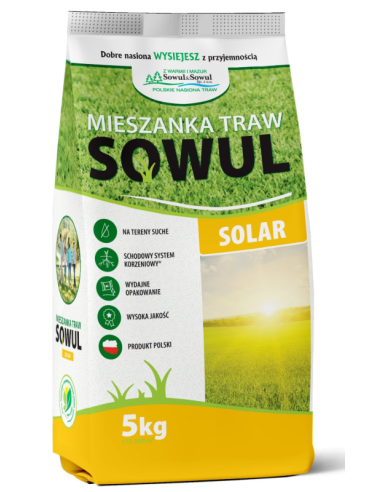 Mieszanka traw Solar na tereny suche, 5 kg,...