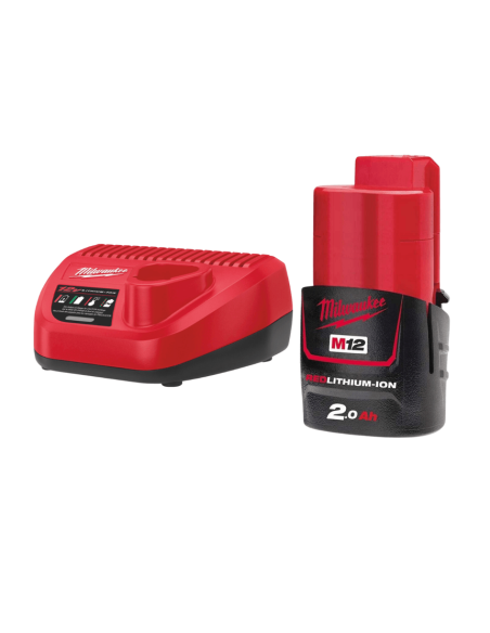 Zestaw Powerpack ładowarka + akumulator 2.0Ah, M12NRG-201