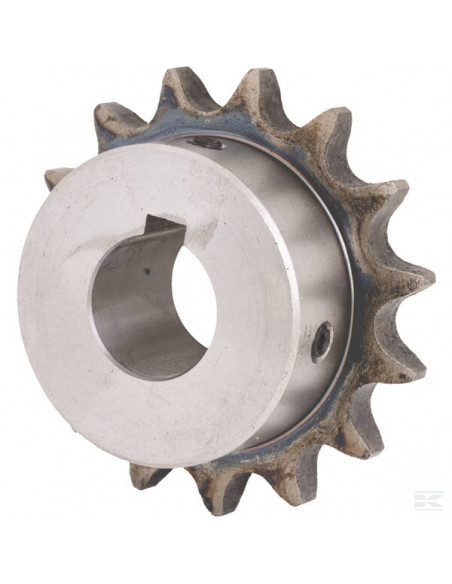 Koło łańcuchowe pojedyncze 15 zębów 5/8" łańcuch 10 B-1 otwór 25 mm Kramp SE581525