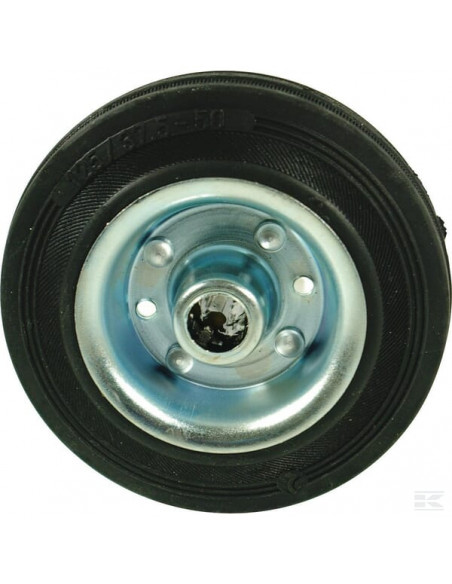 Koło metalowo gumowe z tulejką gopart, 100 mm 81100GP