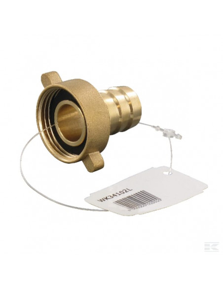 Końcówka węża gwint wew. mosiądz Geka, 3/4" x 1" WK34102L