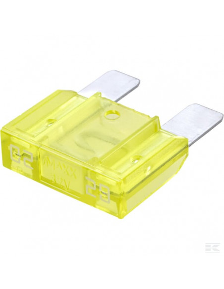 Bezpiecznik płaski Maxi, 32V 20A L 34.3 mm żółty op. 10 szt. iMaXX SI20190