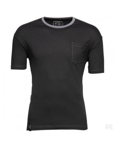 Koszulka T-shirt, czarno/szara, roz. L KW106830089054