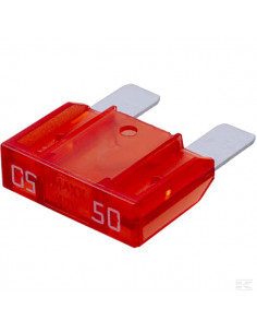 Bezpiecznik płaski Maxi, 32V 50A L 34.3 mm czerwony op....