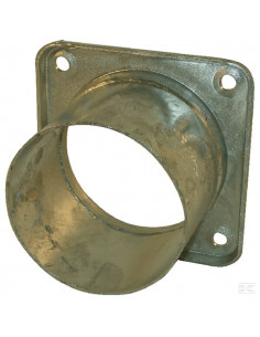 Króciec z kołnierzem czworokątnym do gnojowicy ocynk 6"...