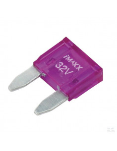 Bezpiecznik płaski Mini, 32V 3A L 16.3 mm fioletowy op....