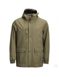 Kurtka męska z powłoką typu Shell, roz. 2XL oliwkowa...