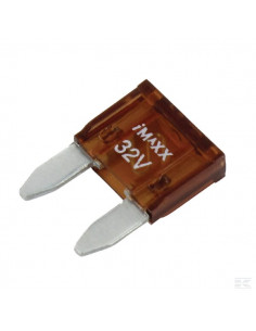Bezpiecznik płaski Mini, 32V 7.5A L 16.3 mm brązowy op....