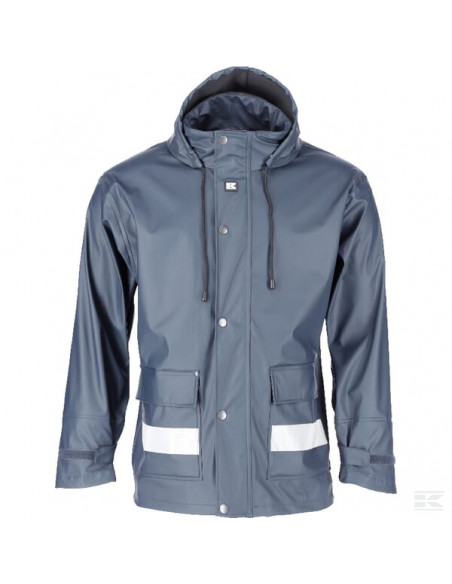 Kurtka przeciwdeszczowa, niebieska, roz. 2XL, Kramp Protect, Kramp KW3182036060