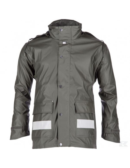 Kurtka przeciwdeszczowa, zielona, roz. XL, Kramp Protect, Kramp KW3182025056