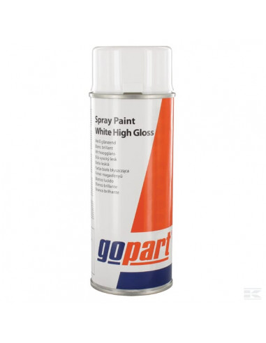 Lakier gopart, biały połysk 400 ml 901004GP