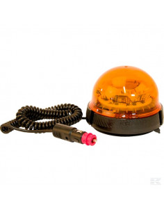 Lampa błyskowa LED, 9W 12/24V na magnes z wtyczką LA20002