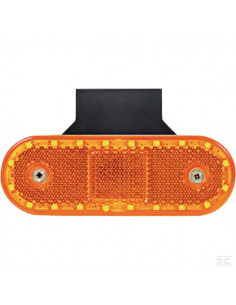 Lampa obrysowa LED, prostokątna, 12/24V z przewodem i...