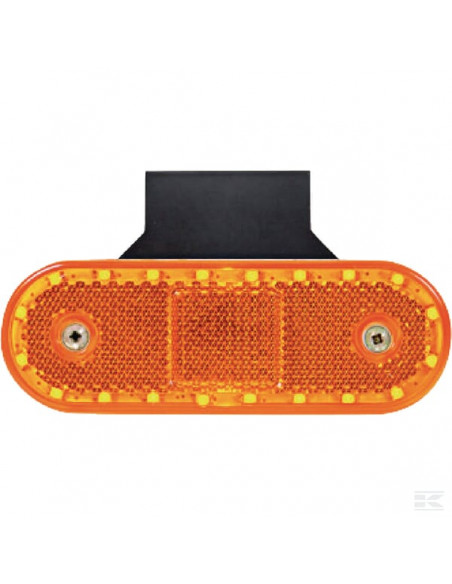 Lampa obrysowa LED, prostokątna, 12/24V z przewodem i uchwytem Kramp LA30118