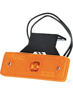 Lampa obrysowa LED, prostokątna, 12/24V z przewodem i...