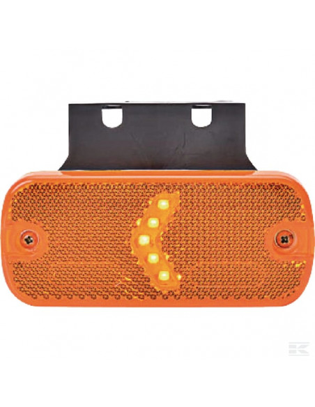 Lampa obrysowa LED, prostokątna, 12/24V z przewodem Kramp LA30110