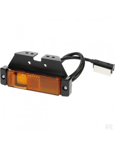 Lampa obrysowa LED, prostokątna 12/24V z uchwytem i wtyczką Jaeger Kramp LA30132