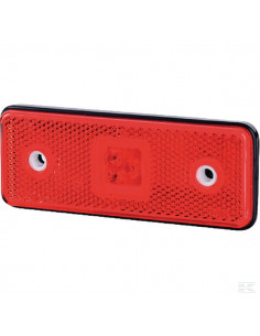 Lampa obrysowa LED, 0.4/0.7W prostokątna, 12/24V...