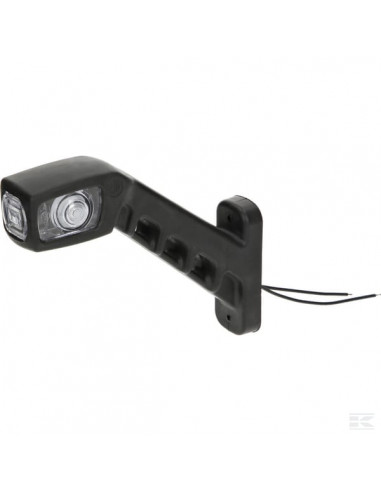 Lampa obrysowa LED, lewa 12-24V 165x187x37 mm Kramp LA30012