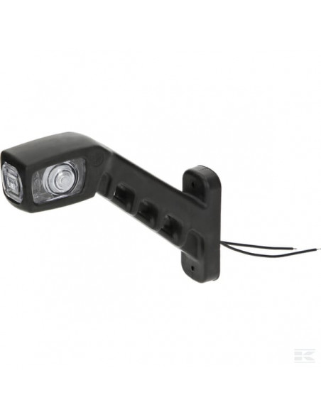 Lampa obrysowa LED, lewa 12-24V 165x187x37 mm Kramp LA30012