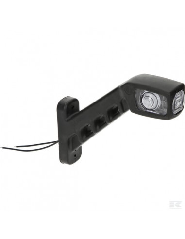 Lampa obrysowa LED, prawa 12-24V 165x187x37 mm Kramp LA30013