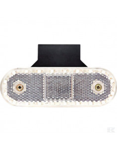 Lampa obrysowa LED, prostokątna, 12/24V z przewodem i...