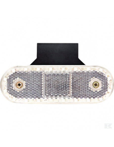 Lampa obrysowa LED, prostokątna, 12/24V z przewodem i uchwytem Kramp LA30112