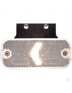 Lampa obrysowa LED, prostokątna, 12/24V z przewodem Kramp...