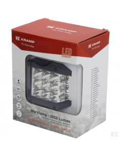 Lampa robocza LED, kwadratowa, 22.5W 2850 lm 10/30V...