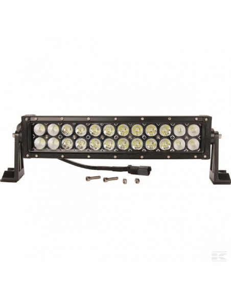 Lampa robocza łukowa LED, 72W, 6120lm, prostokątna, 12/24V, z wtyczką Deutsch, Combo, 24 LED Kramp LA10308