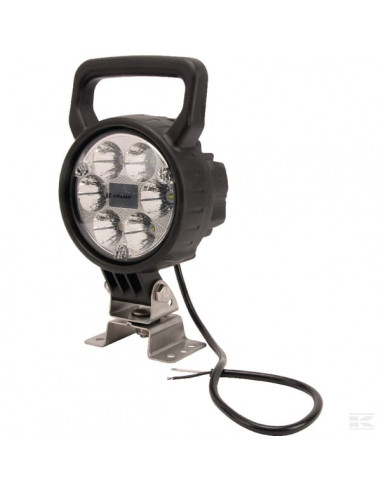 Lampa robocza LED, okrągła, 25W 2000 lm 10/30V światło skupione 6 LED Kramp LA10016