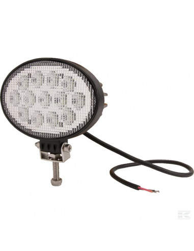 Lampa robocza LED, owalna, 39W 3510 lm 10/30V światło rozproszone 13 LED Kramp LA10039