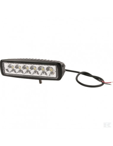 Lampa robocza LED, prostokątna, 18W 1440 lm 10/30V światło skupione 6 LED gopart LA15026