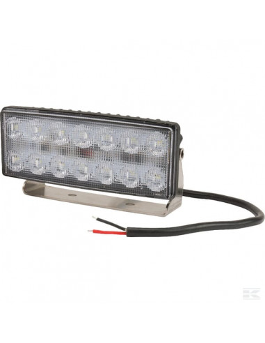 Lampa robocza LED, prostokątna, 42W 3800 lm 10/30V światło rozproszone 14 LED Kramp LA10048