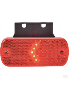 Lampa obrysowa LED, prostokątna, 12/24V z przewodem Kramp...