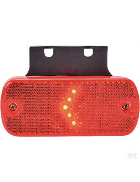 Lampa obrysowa LED, prostokątna, 12/24V z przewodem Kramp LA30108