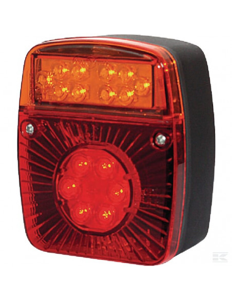 Lampa tylna zespolona LED, kwadratowa, 12/24V Kramp LA40021