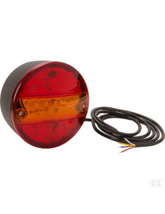 Lampa tylna zespolona LED, okrągła 12V Ø 142 mm Kramp...