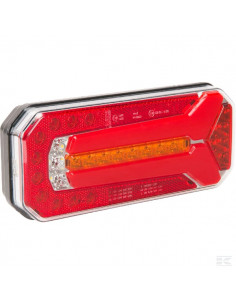 Lampa tylna zespolona LED, prostokątna, 12/24V 5-pinowa...