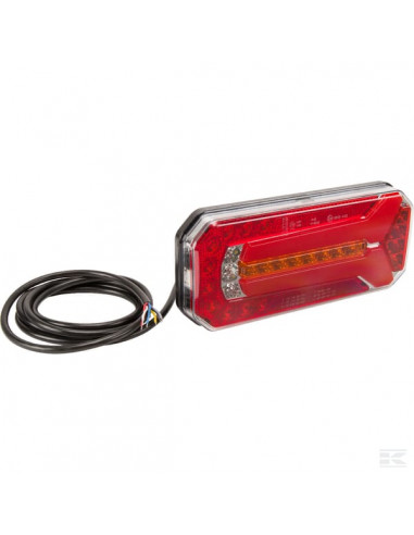 Lampa tylna zespolona LED, prostokątna, 12/24V Kramp LA40051