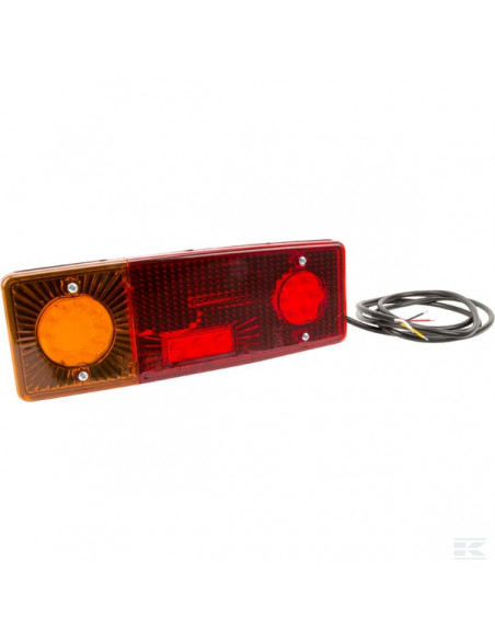 Lampa tylna zespolona LED, lewa, prostokątna, 12/24V Kramp LA40019