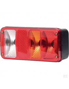 Lampa tylna zespolona prostokątna prawa halogen 12V lub...