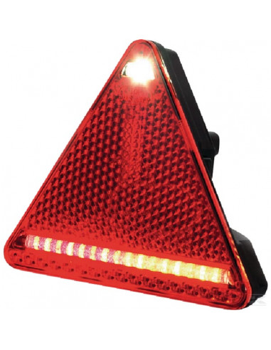 Lampa tylna zespolona LED, prawa, trójkątna, 12/24V Kramp LA40049