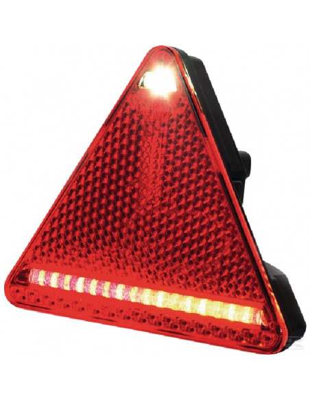 Lampa tylna zespolona LED, prawa, trójkątna, 12/24V Kramp LA40049