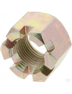 Nakrętka koronkowa czopu zwrotnicy, pasuje do MF 3-cyl....