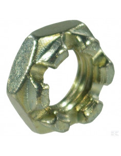 Nakrętka koronowa niska DIN937 M22x1.50 kl.8 stalowa...